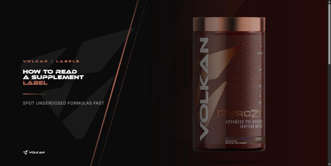 How to Read a Supplement Label and Spot an Underdosed Formula