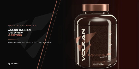 Mass gainer vs whey protein – VOLKAN MagMass mass gainer tub