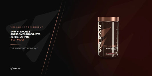 Why most pre-workouts are lying to you – VOLKAN PyroZn pre-workout tub